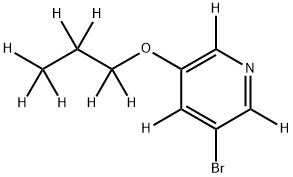 3-Bromo-5-(n-propoxy)pyridine-d10 Struktur