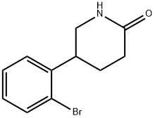 2-Piperidinone, 5-(2-bromophenyl)- Struktur