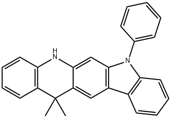5H-Indolo[3,2-b]acridine, 7,13-dihydro
-13,13-dimethyl-7-phenyl-|13,13-DIMETHYL-7-PHENYL-7,13-DIHYDRO-5H-INDOLO[3,2-B]ACRIDINE