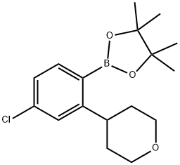 2-(4-chloro-2-(tetrahydro-2H-pyran-4-yl)phenyl)-4,4,5,5-tetramethyl-1,3,2-dioxaborolane|