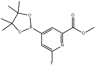 methyl 6-fluoro-4-(4,4,5,5-tetramethyl-1,3,2-dioxaborolan-2-yl)picolinate|