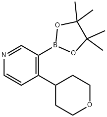 4-(Oxan-4-yl)pyridine-3-boronic acid pinacol ester|