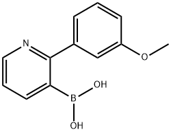 2-(3-Methoxyphenyl)pyridine-3-boronic acid Struktur