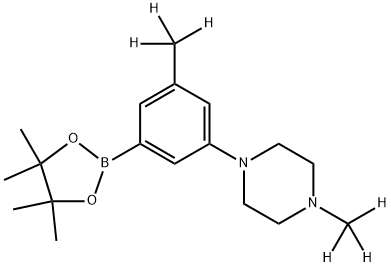 1-(methyl-d3)-4-(3-(methyl-d3)-5-(4,4,5,5-tetramethyl-1,3,2-dioxaborolan-2-yl)phenyl)piperazine|