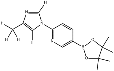 2-(4-(methyl-d3)-1H-imidazol-1-yl-2,5-d2)-5-(4,4,5,5-tetramethyl-1,3,2-dioxaborolan-2-yl)pyridine|