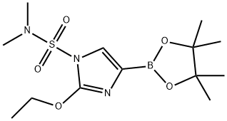 2-ethoxy-N,N-dimethyl-4-(4,4,5,5-tetramethyl-1,3,2-dioxaborolan-2-yl)-1H-imidazole-1-sulfonamide|