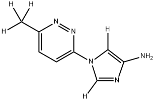 1-(6-(methyl-d3)pyridazin-3-yl)-1H-imidazol-2,5-d2-4-amine|