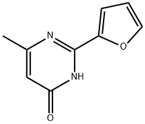 4-Hydroxy-6-methyl-2-(2-furyl)pyrimidine Structure