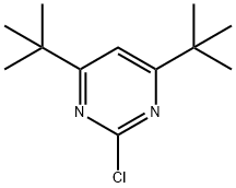 2-chloro-4,6-di(tert-butyl)pyrimidine Structure