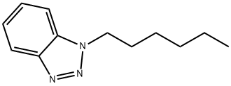 1H-Benzotriazole, 1-hexyl- Structure