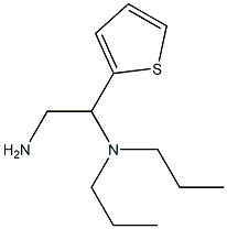 N-(2-amino-1-thien-2-ylethyl)-N,N-dipropylamine Structure