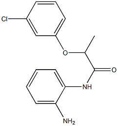 N-(2-aminophenyl)-2-(3-chlorophenoxy)propanamide Struktur