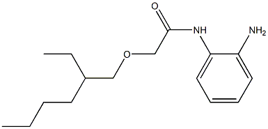 N-(2-aminophenyl)-2-[(2-ethylhexyl)oxy]acetamide Struktur