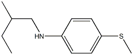 N-(2-methylbutyl)-4-(methylsulfanyl)aniline Struktur