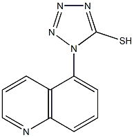1-(quinolin-5-yl)-1H-1,2,3,4-tetrazole-5-thiol Struktur