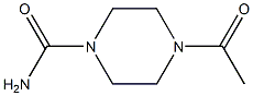 4-acetylpiperazine-1-carboxamide Struktur