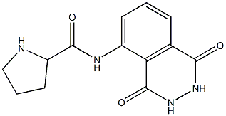 N-(1,4-dioxo-1,2,3,4-tetrahydrophthalazin-5-yl)pyrrolidine-2-carboxamide Structure