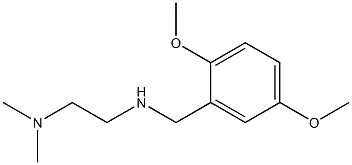 N'-(2,5-dimethoxybenzyl)-N,N-dimethylethane-1,2-diamine Struktur