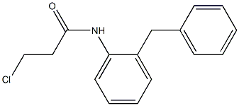 N-(2-benzylphenyl)-3-chloropropanamide Struktur