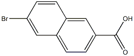 6-bromo-2-naphthoic acid Struktur