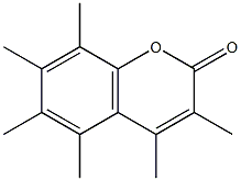 Hexamethyl coumarin Struktur