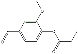 Vanillin propionate Struktur