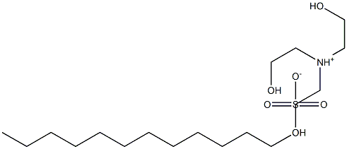 LAURYLSULPHATETRIETHANOLAMINESALT Struktur
