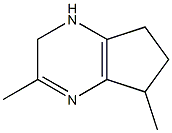 3,5-DIMETHYL-6,7-DIHYDRO-CYCLOPENTAPYRAZINE Struktur