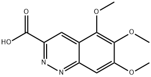 5,6,7-TRIMETHOXYCINNOLINE-3-CARBOXYLIC ACID, 224321-91-9, 结构式