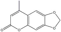 4-Methyl-6,7-methylenedioxycoumarin 98+% Structure