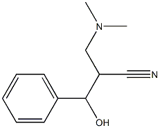 2-[(dimethylamino)methyl]-3-hydroxy-3-phenylpropanenitrile, 343776-88-5, 结构式