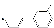 (E)-3-(3-fluorophenyl)prop-2-en-1-ol Struktur