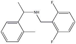 [(2,6-difluorophenyl)methyl][1-(2-methylphenyl)ethyl]amine Struktur