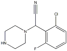 2-(2-chloro-6-fluorophenyl)-2-(piperazin-1-yl)acetonitrile