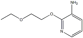 2-(2-ethoxyethoxy)pyridin-3-amine Struktur