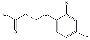 3-(2-bromo-4-chlorophenoxy)propanoic acid|