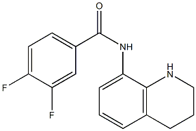 3,4-difluoro-N-(1,2,3,4-tetrahydroquinolin-8-yl)benzamide Structure