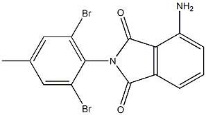 4-amino-2-(2,6-dibromo-4-methylphenyl)-2,3-dihydro-1H-isoindole-1,3-dione Struktur