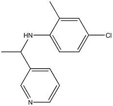 4-chloro-2-methyl-N-[1-(pyridin-3-yl)ethyl]aniline