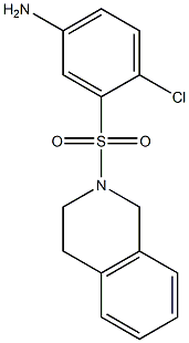 4-chloro-3-(1,2,3,4-tetrahydroisoquinoline-2-sulfonyl)aniline