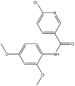 6-chloro-N-(2,4-dimethoxyphenyl)pyridine-3-carboxamide