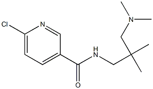 6-chloro-N-{2-[(dimethylamino)methyl]-2-methylpropyl}pyridine-3-carboxamide