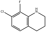 7-chloro-8-fluoro-1,2,3,4-tetrahydroquinoline, 1039881-41-8, 结构式
