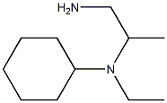 N-(2-amino-1-methylethyl)-N-cyclohexyl-N-ethylamine Struktur
