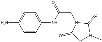 N-(4-aminophenyl)-2-(3-methyl-2,5-dioxoimidazolidin-1-yl)acetamide