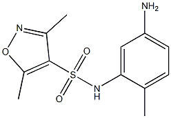 N-(5-amino-2-methylphenyl)-3,5-dimethyl-1,2-oxazole-4-sulfonamide Structure