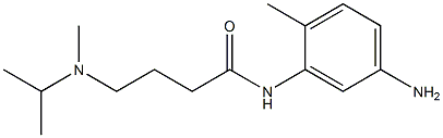 N-(5-amino-2-methylphenyl)-4-[isopropyl(methyl)amino]butanamide Struktur