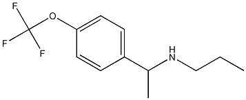propyl({1-[4-(trifluoromethoxy)phenyl]ethyl})amine Structure