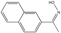 1-(2-naphthyl)-1-ethanone oxime Struktur