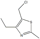 5-(chloromethyl)-4-ethyl-2-methyl-1,3-thiazole